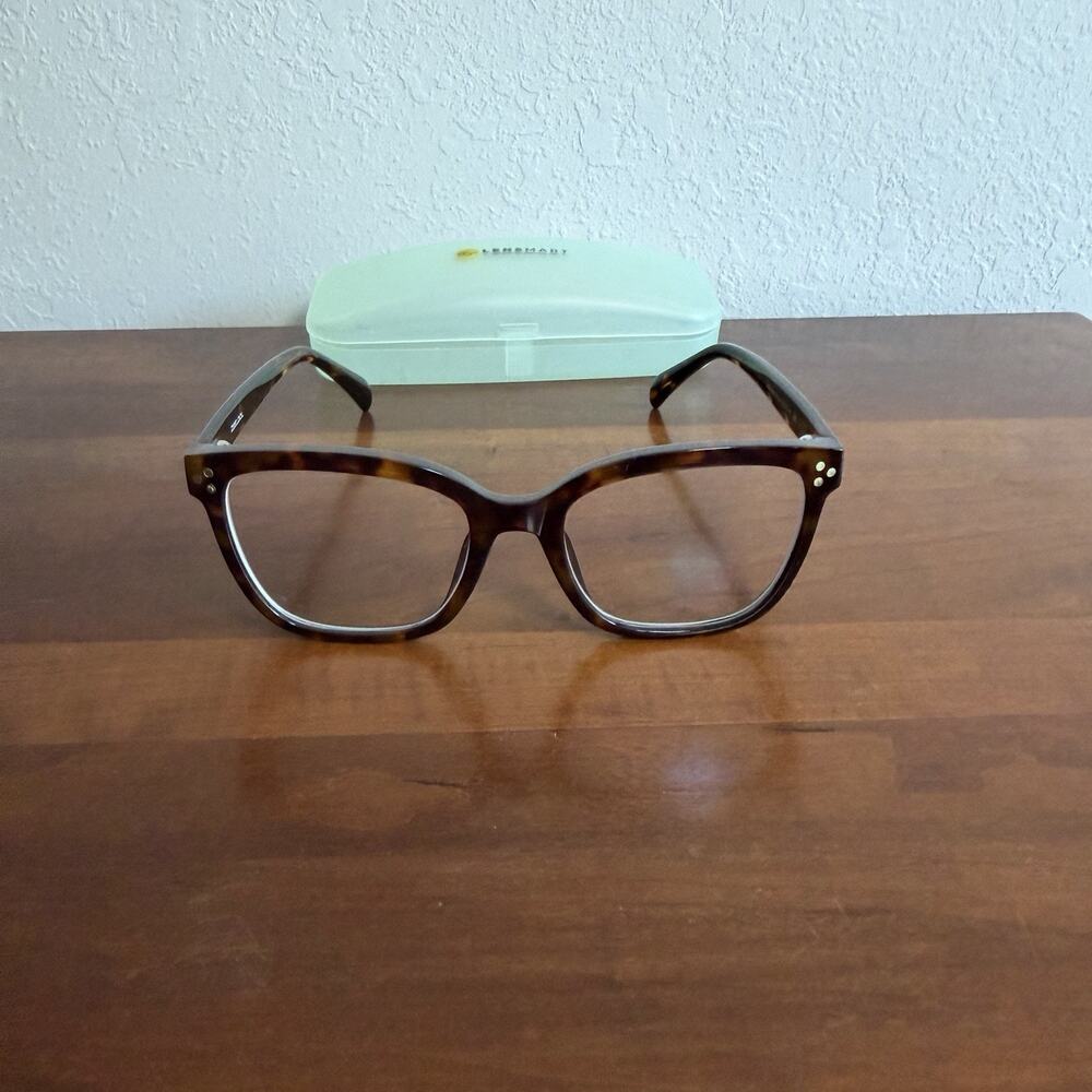 Zeelool Brown Tortoise Shell Square Daily Essential Classic Glasses FRAMES ONLY